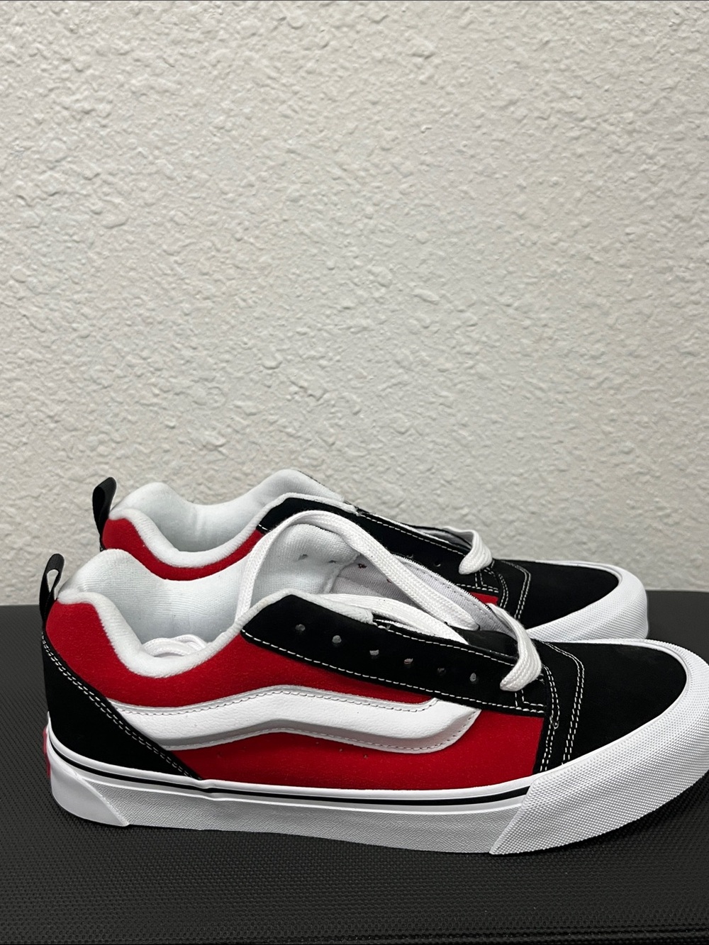Vans Knu Skool Red& Black Skate Sneakers